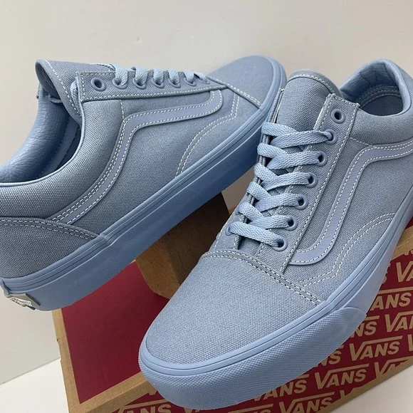 Vans Men’s Sneakers Low-Top Canvas Sneakers Old Skool
Pastel Mono Dusty Blue - Picture 10 of 16